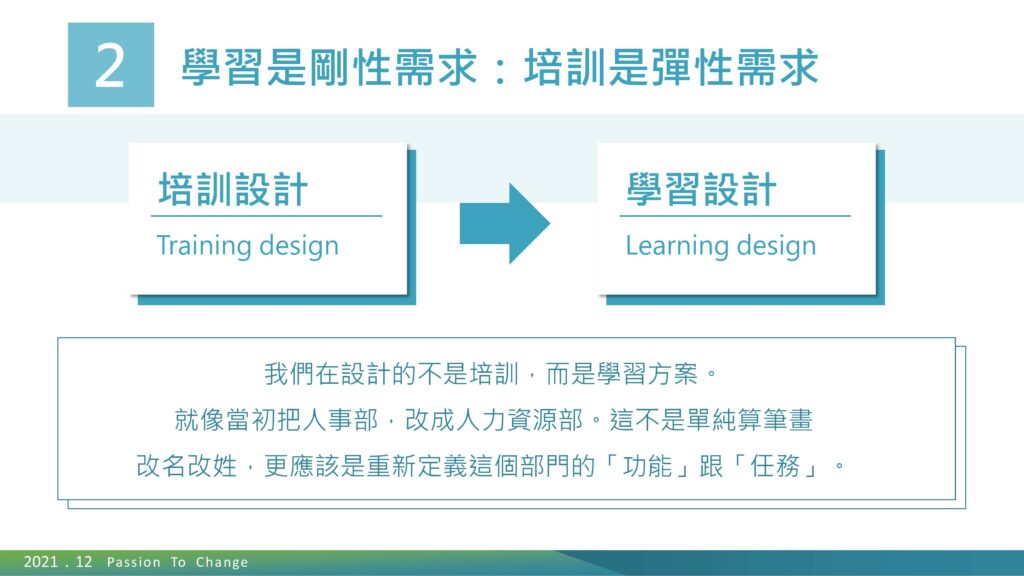 學習是剛性需求:培訓是彈性需求